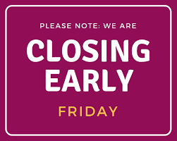 Please note that we are closing at 2pm tomorrow (Friday 2nd December) for our team's Christmas party. Please get in touch before then if you have any queries, otherwise we will be back on Monday. #ChristmasParty
