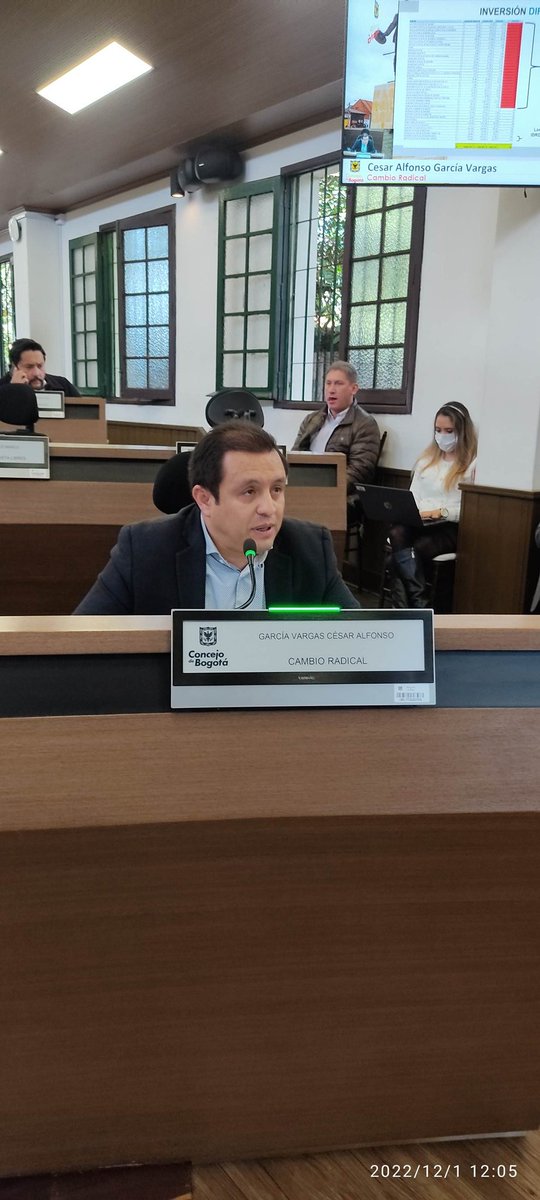 cesargarciav's tweet photo. Estamos rindiendo ponencia positiva con modificaciones al proyecto de presupuesto 2023 en la Comisión de Hacienda en el Concejo de Bogotá. https://t.co/CgeMbsFxDZ https://t.co/20G421lDAK