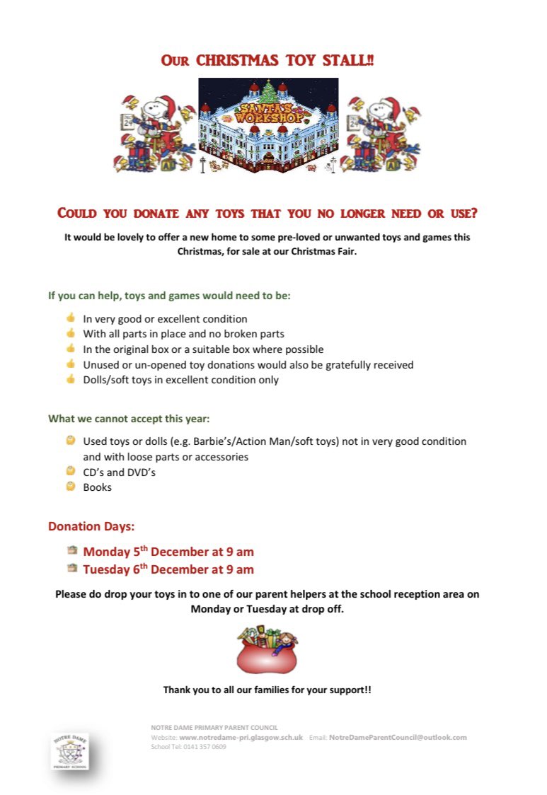 Notre Dame Primary Parent Council tweet media