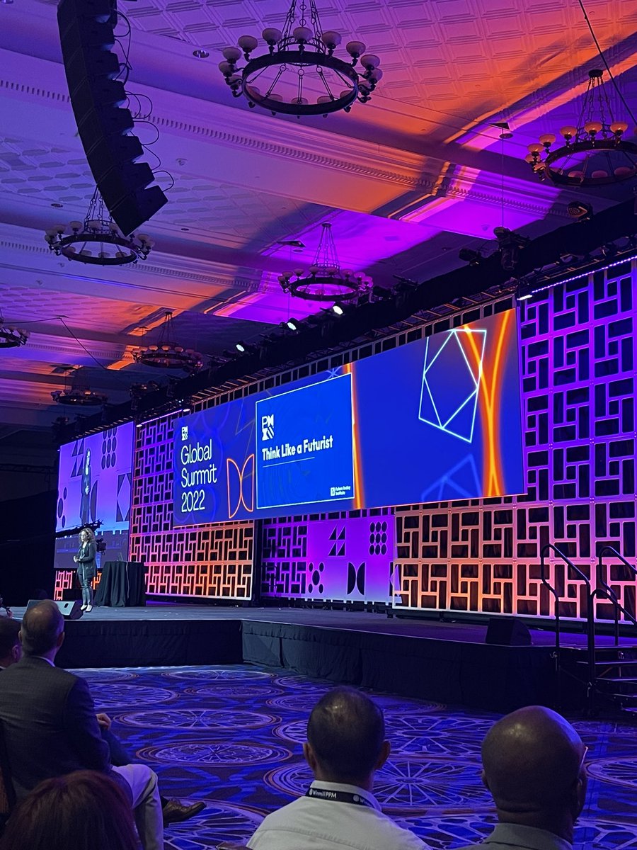 rvvargas's tweet photo. Glad to see @amywebb opening #pmisummit2022 talking about how to think like a futurist! @PMInstitute https://t.co/8hzsi39FZR