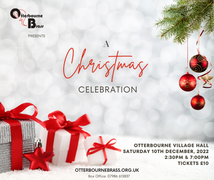 REMINDER: A Christmas Celebration with Otterbourne Brass 🎄 - eepurl.com/ifa9QD
