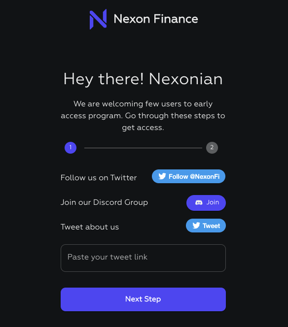 Era_Lend's tweet image. Attention testooors 👑 

We are finally launching the Nexon testnet on @zksync ⚡️ 

All you need to do is:
1. Open the early access webpage ✅
2. Fill out the testnet form ✍️
3. Get access &amp;amp; test the dapp on the testnet ✨

LFG🚀🥳

Start testing now 👇
nexon.finance/early-access