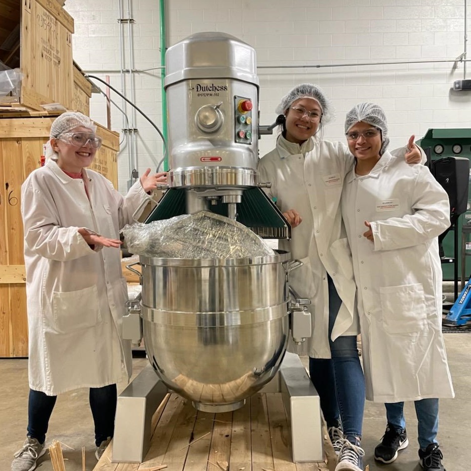 The students put their recent Power Tool training to work to uncrate our new Mixer. This will increase our capacity for the recent tortilla making and our beloved cookies 🍪#handsontraining #experientiallearning