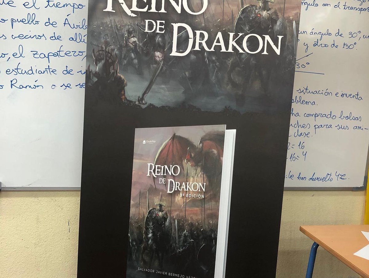 ReinodeDrakon's tweet photo. Hoy hemos disfrutado de la lectura con los niños del colegio CEIP Santa Teresa de Algeciras. En concreto con tres cursos de 4 de primaria que han disfrutado de las aventuras de Clara y Andrés en el Reino de Drakon. 
Muchas gracias al colegio por darme la oportunidad. https://t.co/uheEfueGco