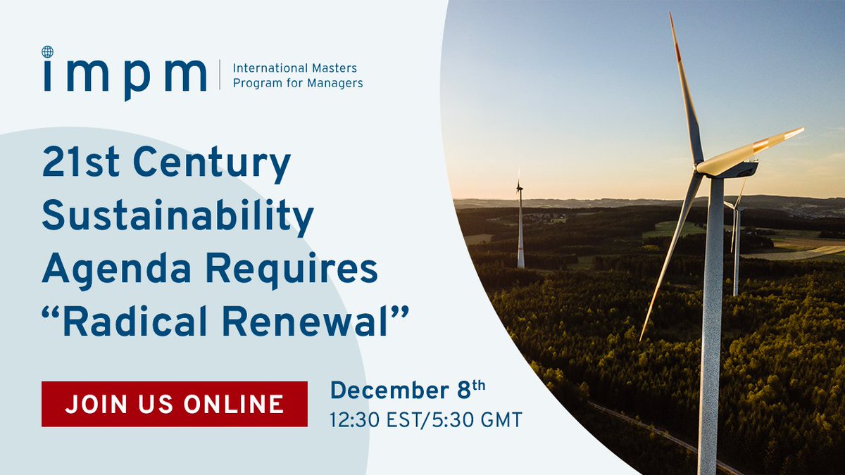 McGill Desautels (@desautelsmcgill) on Twitter photo On Dec. 8, join the IMPM & <a href="/Mintzberg141/">Henry Mintzberg</a> for A 21st Century Sustainability Agenda Requires “Radical Renewal, an online discussion on how we & our organizations can combat #climatechange. <a href="/RedefiningValue/">Rodney Irwin</a> <a href="/wbcsd/">gj</a> <a href="/projecthires/">🌍 Daniel Hires</a> <a href="/InnerGoals/">Inner Development Goals</a> ow.ly/neJf50LPyYB On Dec. 8, join the IMPM & <a href="/Mintzberg141/">Henry Mintzberg</a> for A 21st Century Sustainability Agenda Requires “Radical Renewal, an online discussion on how we & our organizations can combat #climatechange. <a href="/RedefiningValue/">Rodney Irwin</a> <a href="/wbcsd/">gj</a> <a href="/projecthires/">🌍 Daniel Hires</a> <a href="/InnerGoals/">Inner Development Goals</a> ow.ly/neJf50LPyYB