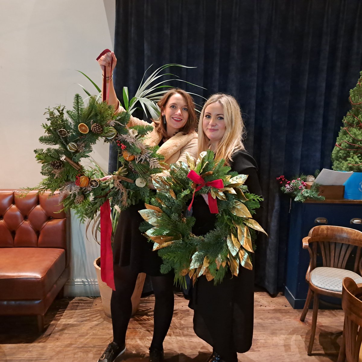 Some say it's not Christmas until you've heard #MariahCarey, but I say it's not Christmas until you've been wreath making with <a href="/tpbennettllp/">tp bennett</a> - always gets me in the festive spirit!