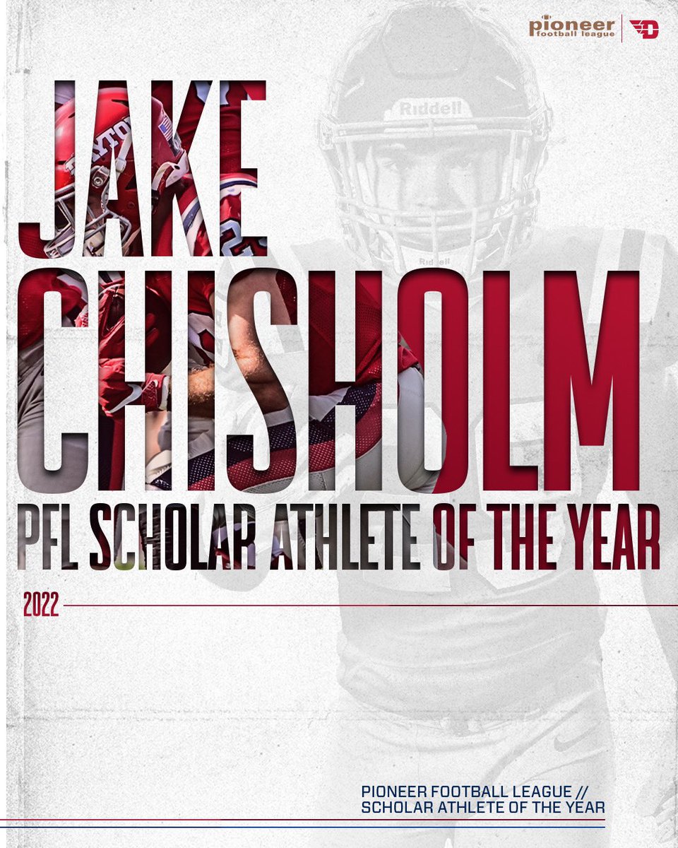 DaytonFootball's tweet photo. Above the standard‼️@jchiz21 

𝟮𝟬𝟮𝟮 𝗣𝗙𝗟 𝗦𝗖𝗛𝗢𝗟𝗔𝗥 𝗔𝗧𝗛𝗟𝗘𝗧𝗘 𝗢𝗙 𝗧𝗛𝗘 𝗬𝗘𝗔𝗥🏆📚 https://t.co/aiDAoTIbN6