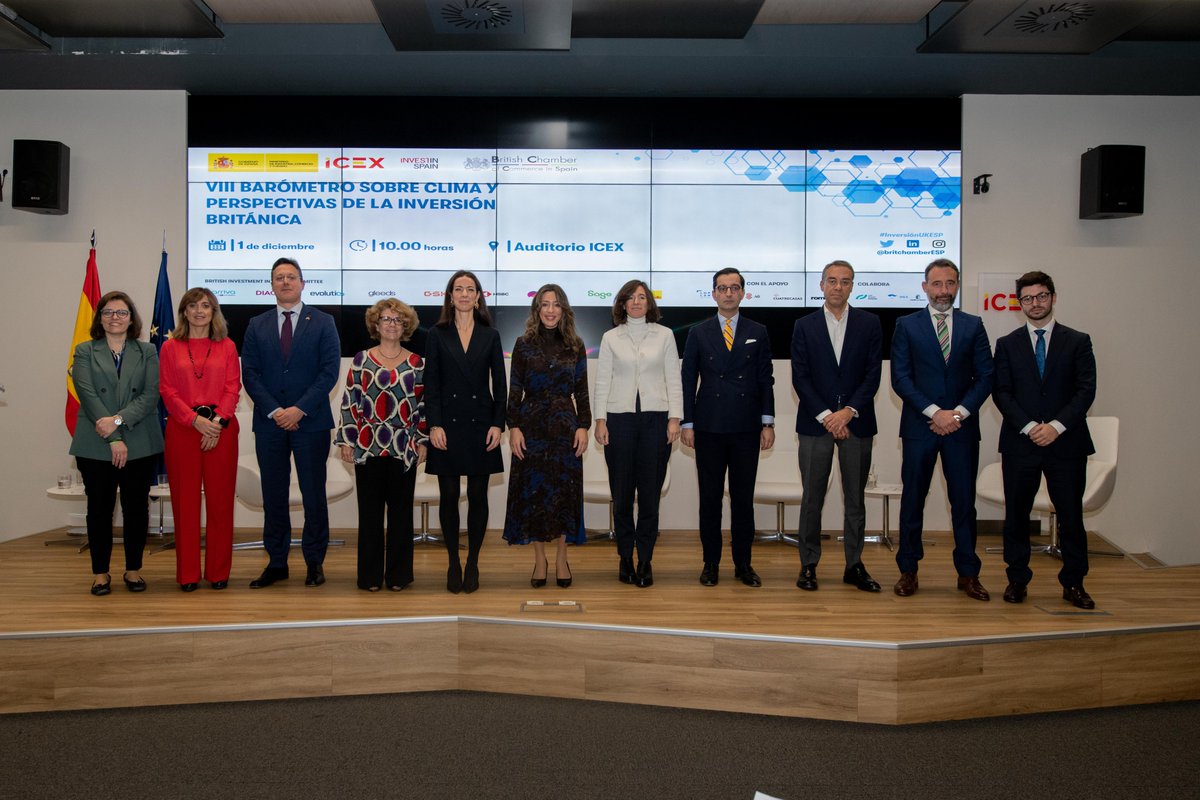 📈🇬🇧3.232 millones es lo que ha recibido España desde el Reino Unido en la primera mitad de año. Unas cifras que le permiten seguir siendo el primer inversor europeo en España, según nuestro Barómetro #InversiónUKESP.

⏬ Descarga el informe completo aquí: britishchamberspain.com/files/publicac…