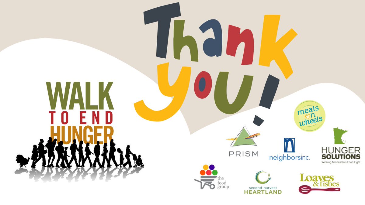 And just like that, it's December! 
Thank you to everyone who registered, donated, showed up on Thanksgiving morning, and supported this event and #NoHungerNovember. 

Together, we raised over $175,000 for our partner organizations!