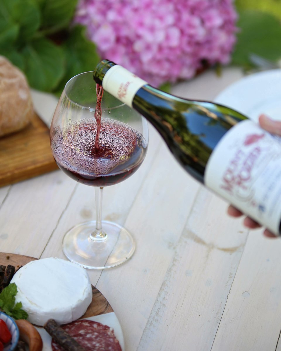 Pouring the Red Snapper - our Cinsault with delicate flavours of ripe cherries, olives and peppery spice as well as a hint of Turkish Delight.