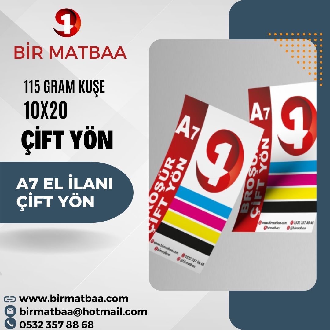 birmatbaa's tweet photo. 👉🏻A7 EL İLANI👈🏻
Ürünümüz çift yönlüdür, 115 gram kuşeden oluşur ve 10x20 ebadındadır.
Siparişler için internet sitemize profilden ulaşabilirsiniz.
Tasarım için bize Whatsapp veya mail üzerinden ulaşabilirsiniz.

#istanbul #kuse #broşür #kartvizit #matbaa #birmatbaa #baskı https://t.co/B1lufwSqTO