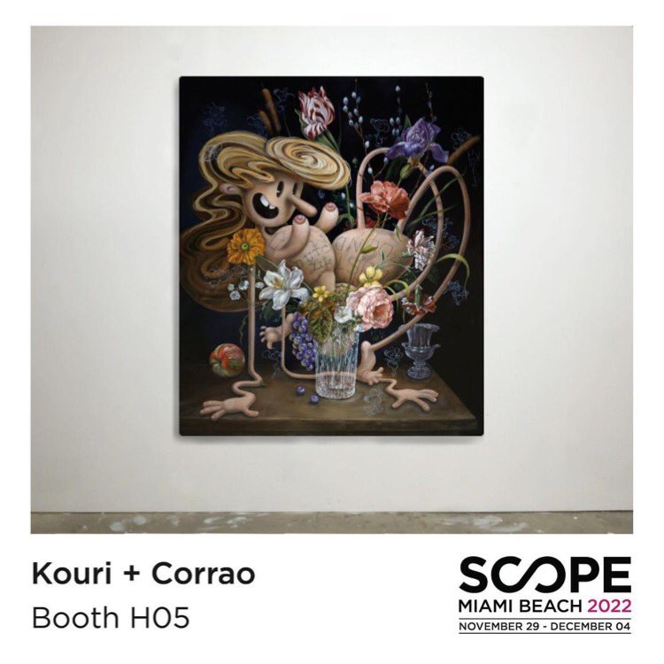 Amandabankerya2's tweet photo. GM yo! Last couple of days to see my work at SCOPE Miami.
#cartoonnudes #scopemiami #fineart https://t.co/2FzGgMIlOV