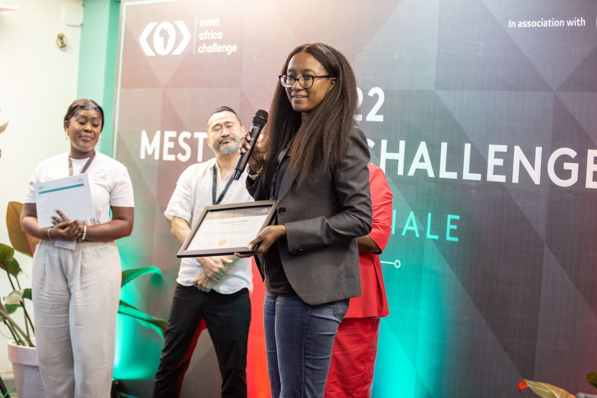 MESTAfrica's tweet photo. Drumroll, please! 🥁🥳
The winner of the MEST Africa Challenge is @kwelyco
#MAC22 https://t.co/9pX4Q3z7Sg
