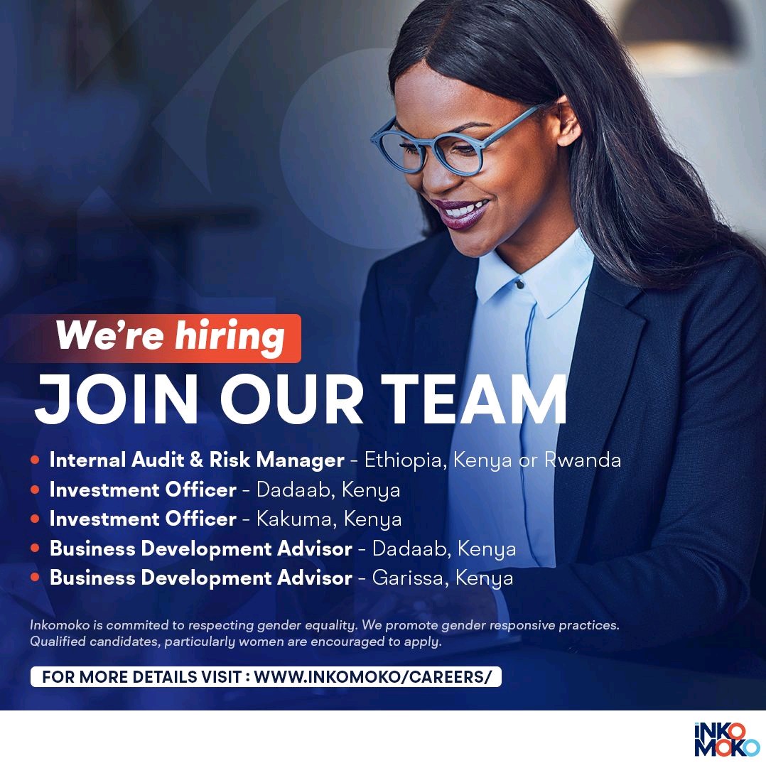 Maryamhussein_'s tweet photo. Looking for an exciting opportunity to work as you learn and grow your network,skills and much more???
We have amazing opportunities for you at @Inkomoko .... https://t.co/0a80MRtBjl