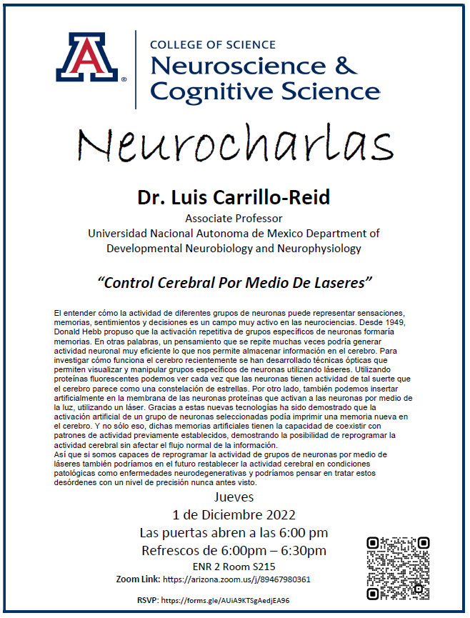 Ulises Ricoy 🇲🇽 🧠 🔬🎛 🪳 (@superolish) on Twitter photo Today <a href="/CarrilloReid/">Luis Carrillo-Reid</a> visiting <a href="/UArizonaNSCS/">Neuroscience and Cognitive Science</a> <a href="/UAZneuroGIDP/">UAZNeuroGIDP</a> <a href="/uarizonahsi/">UArizonaHSI</a> <a href="/UArizona/">University of Arizona</a> in Spanish Hoy <a href="/ConsulMexTuc/">Consulmex Tucson</a> 📌 la relación de las redes neuronales 🧠 con nuestras memorias y sentimientos. 💭 Today <a href="/CarrilloReid/">Luis Carrillo-Reid</a> visiting <a href="/UArizonaNSCS/">Neuroscience and Cognitive Science</a> <a href="/UAZneuroGIDP/">UAZNeuroGIDP</a> <a href="/uarizonahsi/">UArizonaHSI</a> <a href="/UArizona/">University of Arizona</a> in Spanish Hoy <a href="/ConsulMexTuc/">Consulmex Tucson</a> 📌 la relación de las redes neuronales 🧠 con nuestras memorias y sentimientos. 💭