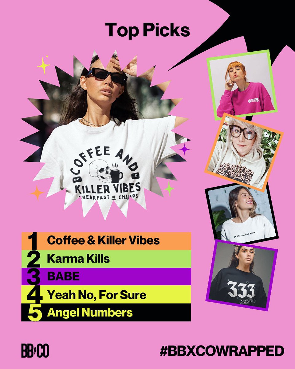 bbxcollection's tweet image. Your BB⚡️CO Top Picks for 2022 👏🏻

SHOPBB.CO 

#SpotifyWrapped #BBxCoWrapped #OttawaBusiness #SmallBusiness