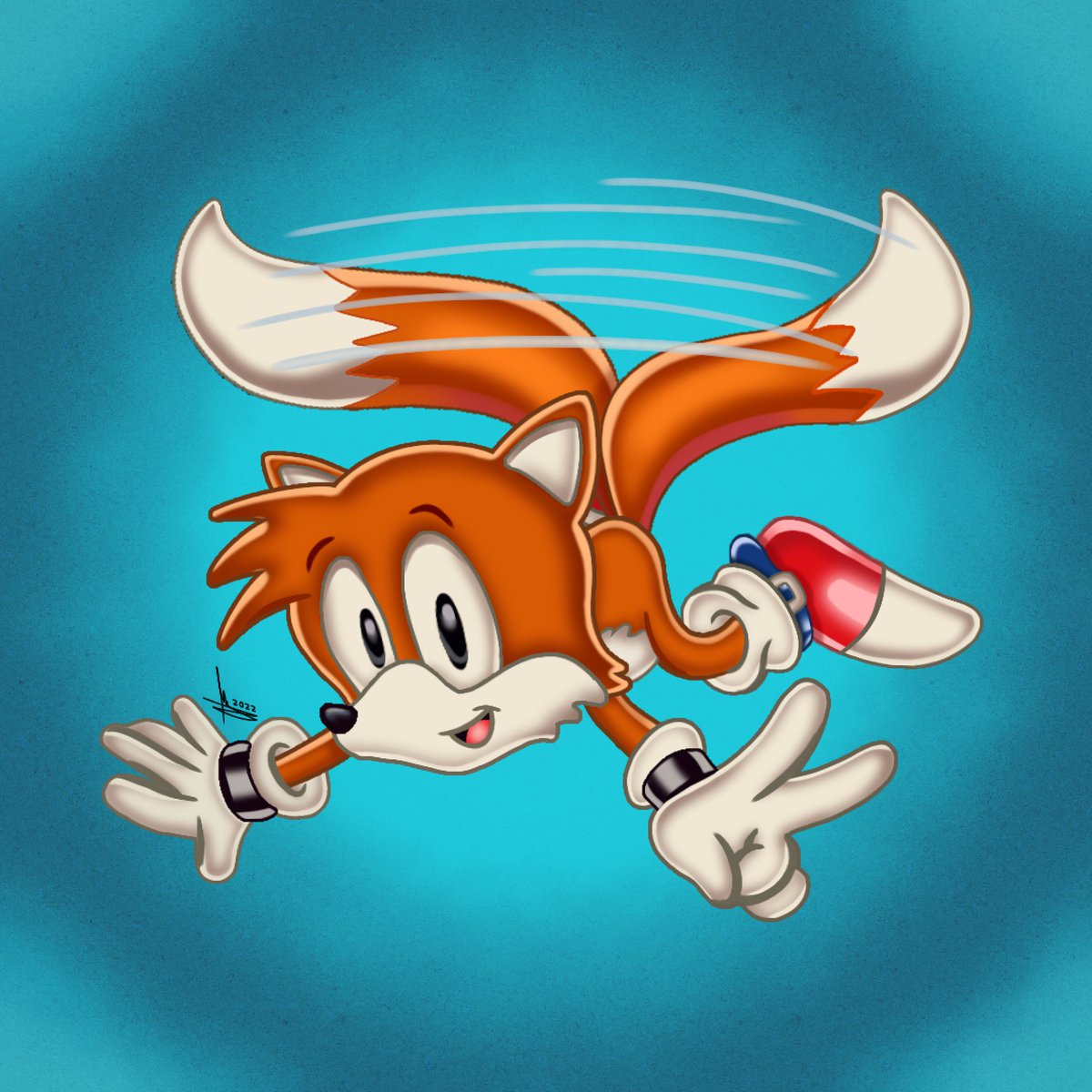 Tails the fox drawn in Greg Martin art style, by me :) 

#sonicthehedgehog #sonicfanart #classicsonic #gregmartin #gregmartinsonic #americansonic #tailsthefox #art #digitalart #fanart #sonic2