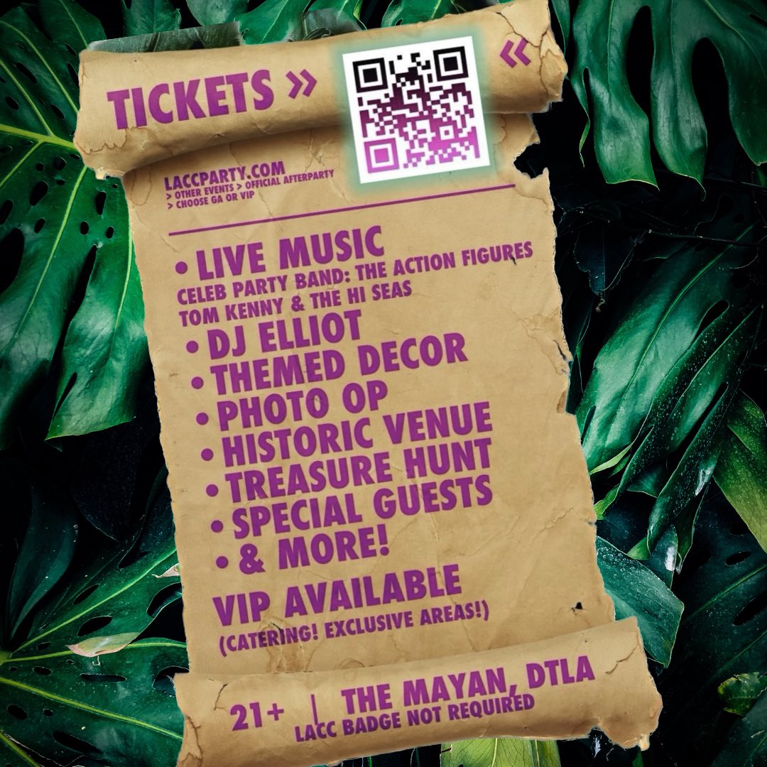 #LAComicCon! Don’t miss out on the BIGGEST after party THIS Saturday Dec. 3rd featuring our very own <a href="/TheDJElliot/">DJ Elliot</a> 🍃🎶🛕 #TheShowBeforeTheShow