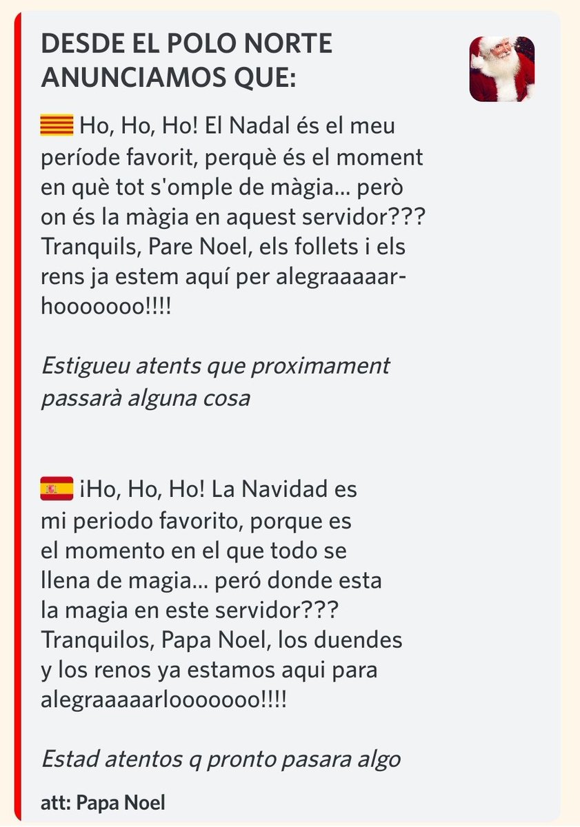 LleidaPonent's tweet photo. Molt aviat la màgia del Nadal s'apoderarà de la #MirrorCup vols saber que passarà??? Uneix-te al nostre servidor de discord! https://t.co/txCoEjEr0J https://t.co/k5ZX6jyFpP