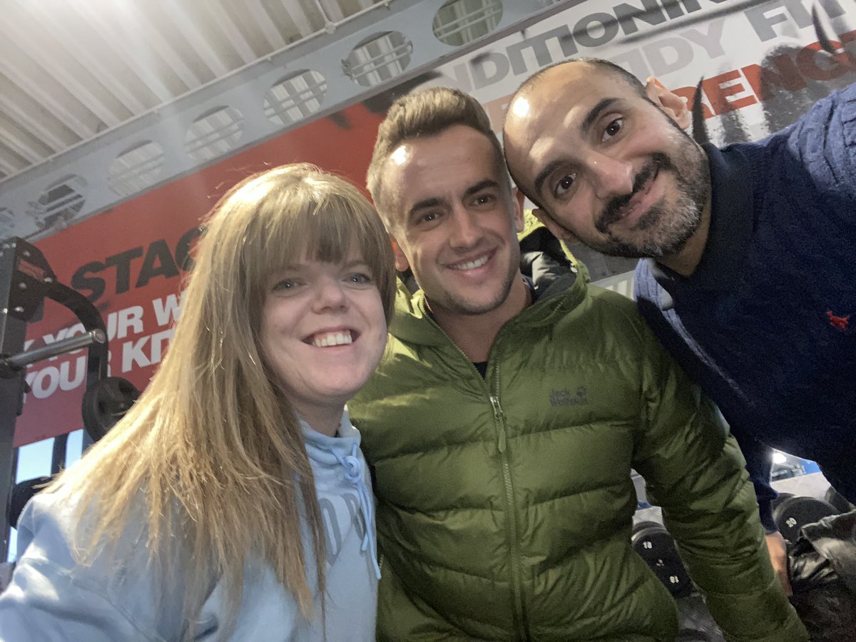 AliJawad12's tweet photo. Filming complete for another impairment coming to the @accessercise app! Incredible shift by the team! Can’t wait to release the finished product! #accessercise #fitnessapp #disability #inclusion https://t.co/Qq8R2nsXdE