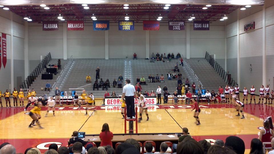 mikemag00's tweet photo. We started attending @UGAVolleyball matches at least 9 years ago, back when many games were held at Ramsey rather than Stegeman. We've known a few players over the years and are excited to watch them in the NCAA Tournament tonight. ESPN+ 6pm https://t.co/p4k2nYG966