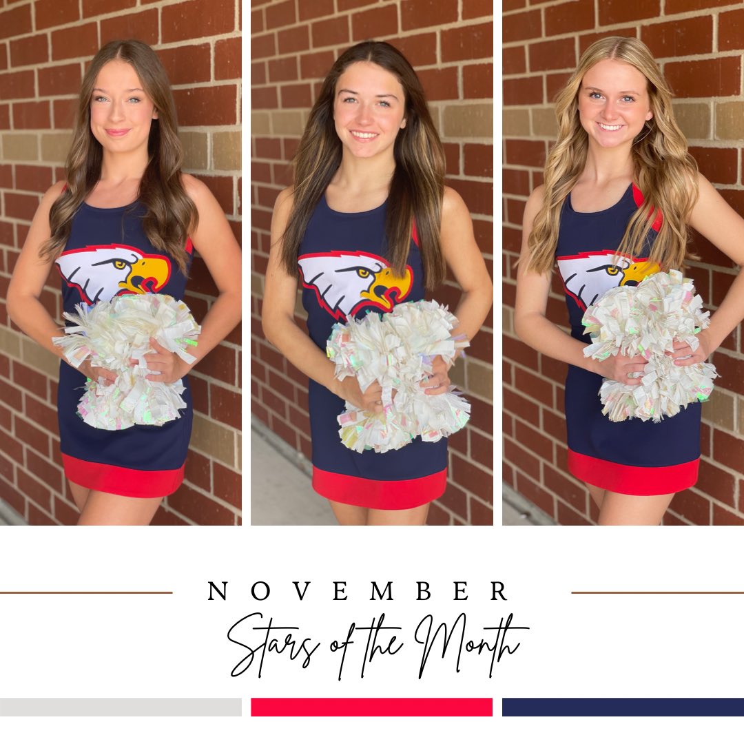 LHSdance's tweet photo. Congratulations to our November Stars of the Month! Haylee, Ashleigh, and Haylie were nominated by their teammates for being standout athletes and practicing our team’s top priorities and principles this month. #StarsOfTheMonth #TrueToWe #BellesKeepGoing https://t.co/KAncnwCQVU