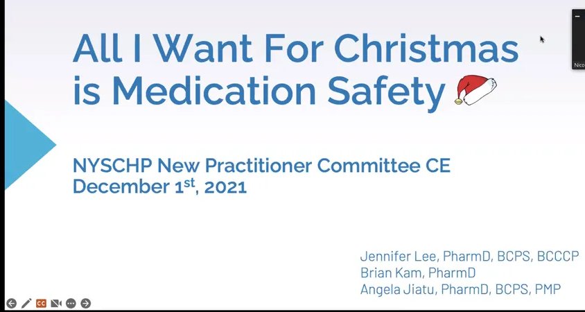 GPharmres's tweet photo. Shout out to @BrianKam1997, PGY1 Pharmacy Resident @GuthrieClinic for his presentation today to @NYSCHP about #MedicationSafety, #SecondVictimSyndrome. 
https://t.co/LHvEbyQOkX https://t.co/E6fDiktuJF