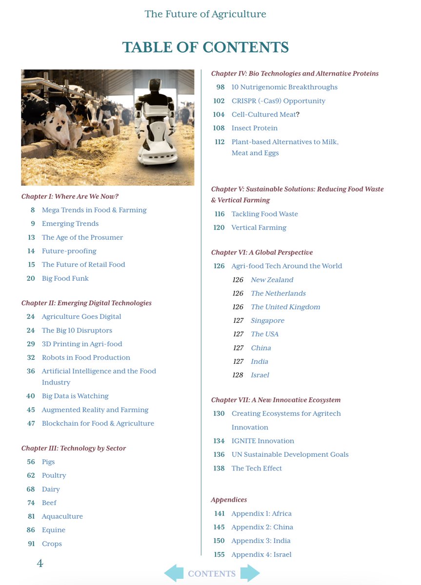 New Release today. 
Chapters #artificial_intelligence #Robotics #blockchaintechnology #AugmentedReality #VirtualReality #CRISPR #SDGs #Food #farm #Israel #usa #Brazil #Ireland #Netherlands #Singapore #uk #india #AgTech #foodTech 
Download here agritechcapital.com/books