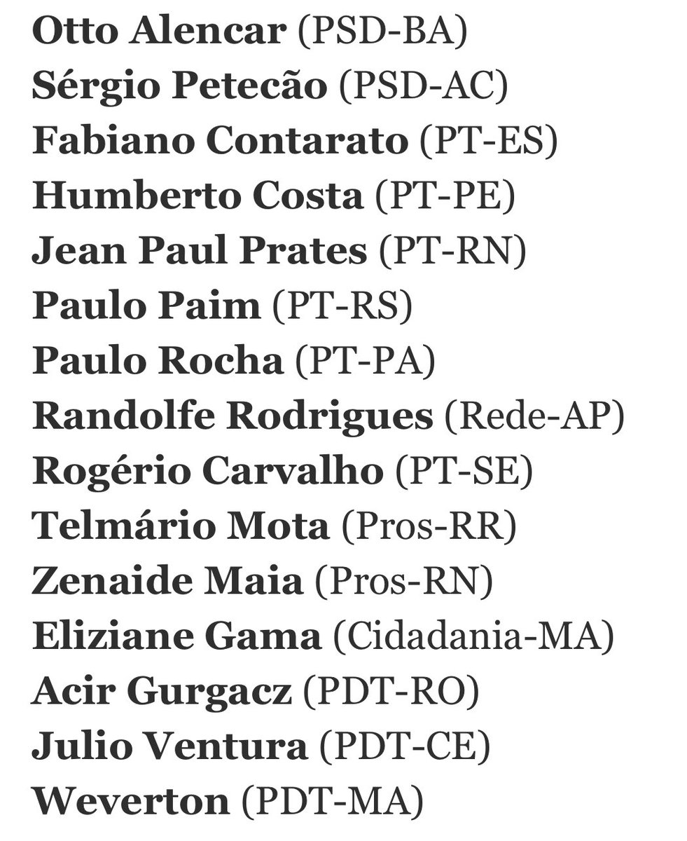 renatajbarreto's tweet photo. Ele conseguiu, hoje, as assinaturas necessárias para dar início à tramitação do projeto. A lista completa: https://t.co/Kfd5eDX0vt