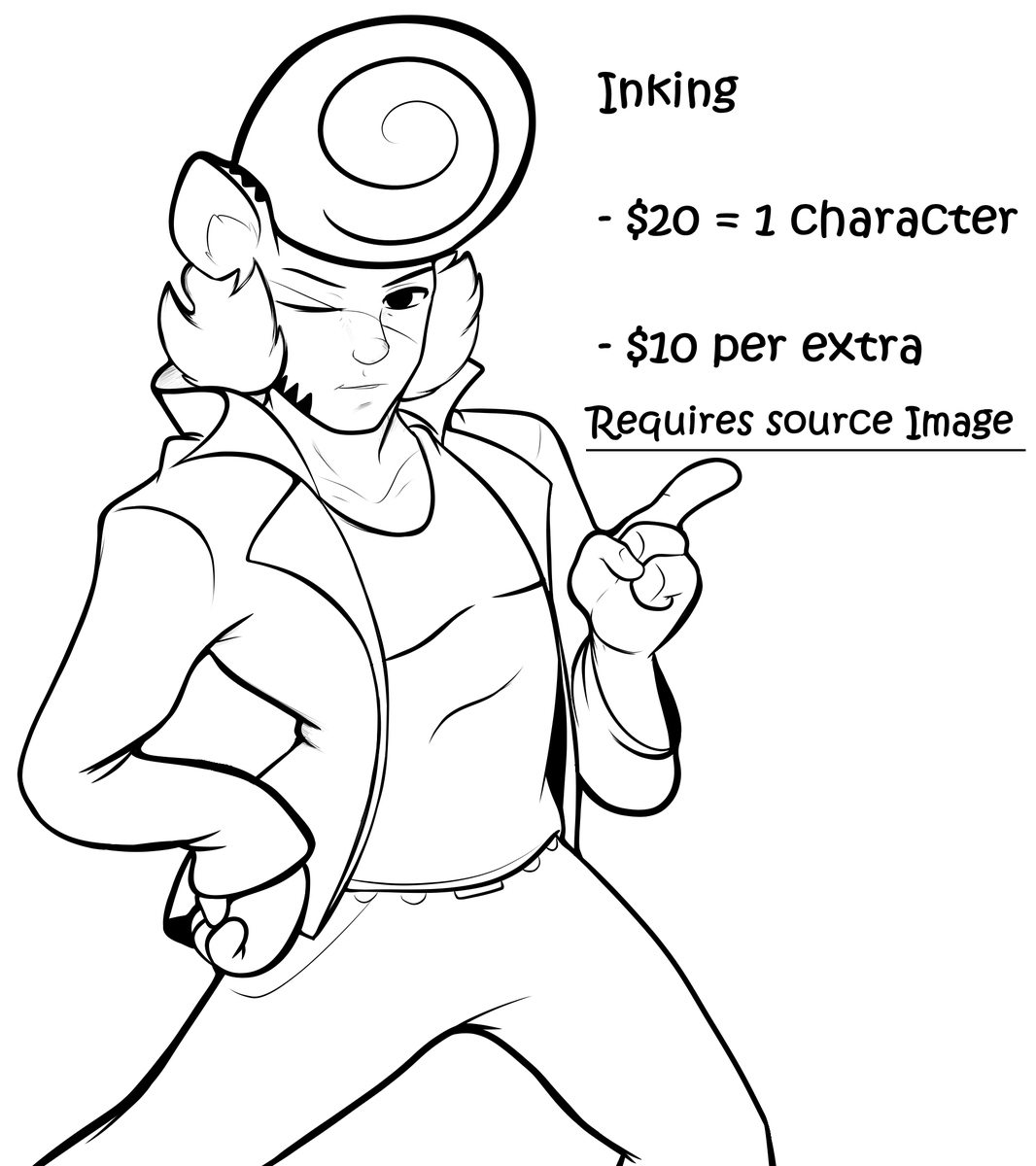 GiuOfficial's tweet photo. Are you looking to commission a piece of character art? Look no further.
At a fair and reasonable price (I gotta eat too you know), I'll draw up
whatever your heart desire, within reason.

Check my Reply for Rules https://t.co/tvzib1gQF7
