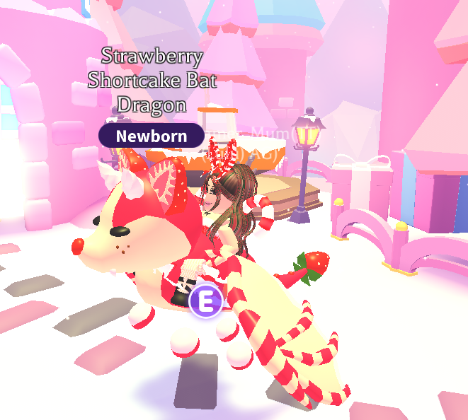 Strawberry Shortcake Bat Dragon, Trade Roblox Adopt Me Items