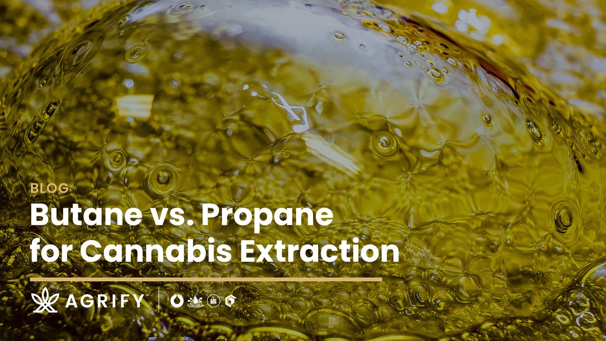 #Butane and #propane are two popular hydrocarbons used for cannabis extraction. But which is better? 

Head to the link below to learn the pros and cons of each.

agrify.com/blog/butane-vs…

#MadeWithPrecision