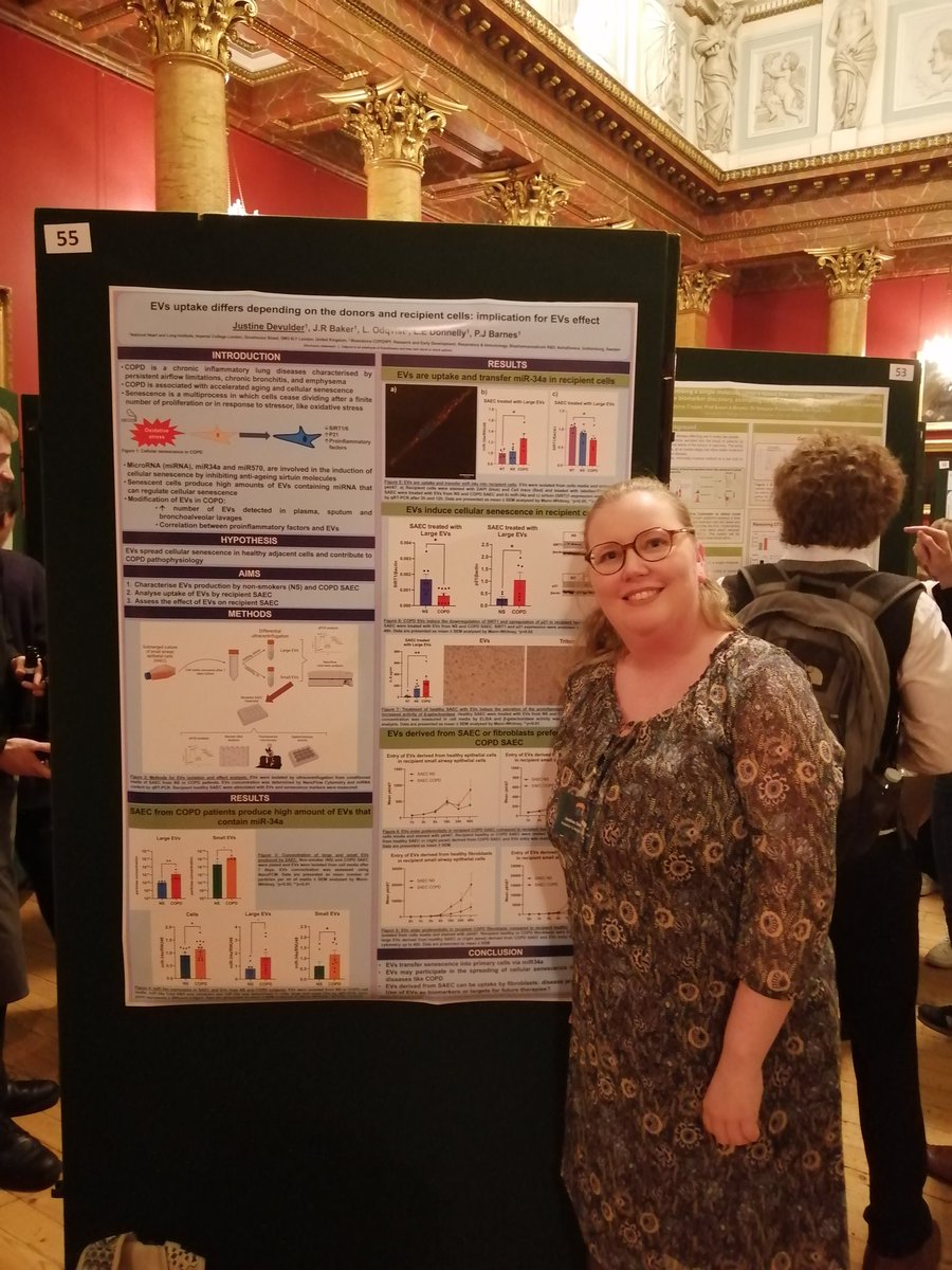 Really enjoy the talk at the #ukev2022 it's always a opportunity to talk about EVs in copd and to meet new people working on EVs! <a href="/UKEVSoc/">UK Society for Extracellular Vesicles</a> <a href="/ImperialNHLI/">NHLI</a>
