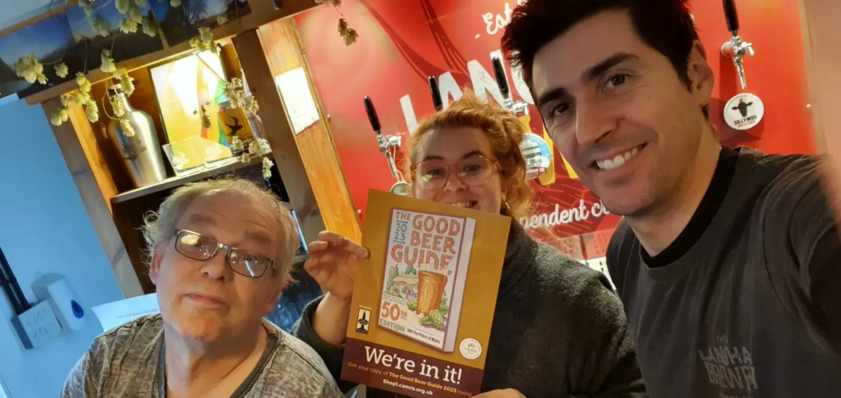LanghamBrewery's tweet photo. Thrilled! We're in the 2023 Good Beer Guide!
Huge congratulations to Bex and the wonderful team of Taproom staff... and our
fabulous brewers of course.
We're a very happy brewery 🥳.
https://t.co/2dn6MhZy47
goodbeerguide #wereinit #camra #goodbeerguide #goodbeerguide2023 https://t.co/y6ca6FbFk6