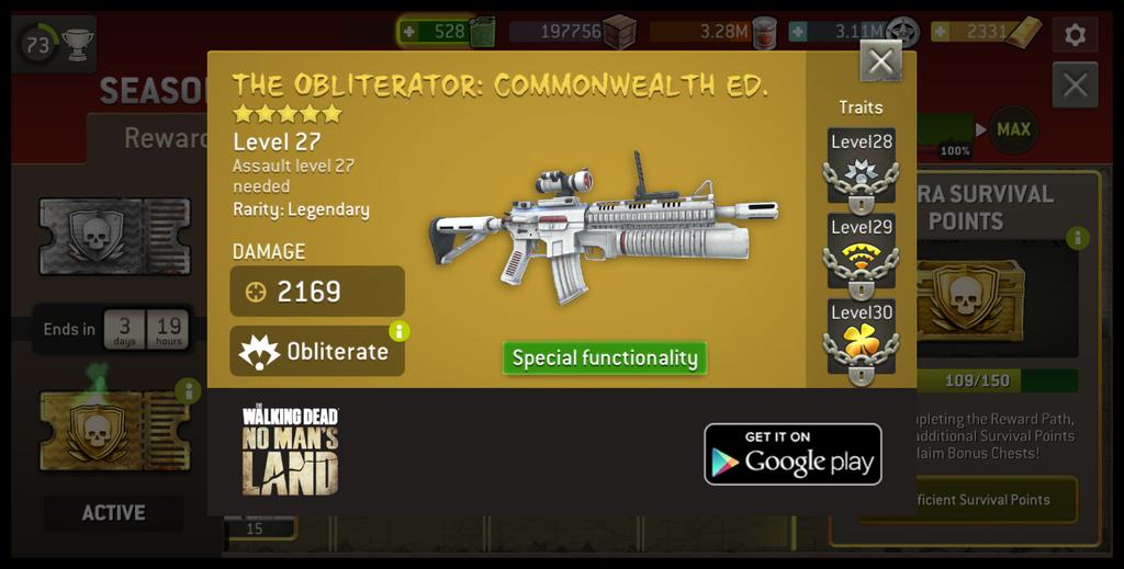 mathieuorszagh's tweet photo. The Walking Dead: No Man's Land #TWDNoMansLand https://t.co/XsSU80by6l