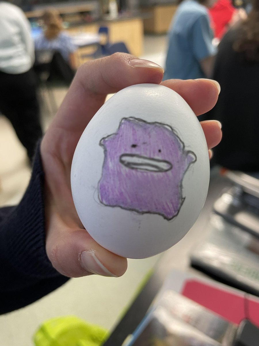 EFTLynam's tweet photo. Beginning to dissolve egg shells in preparation for our osmosis experiment next week where we explore water movement through a semi permeable membrane! https://t.co/XHjWMfTtsE