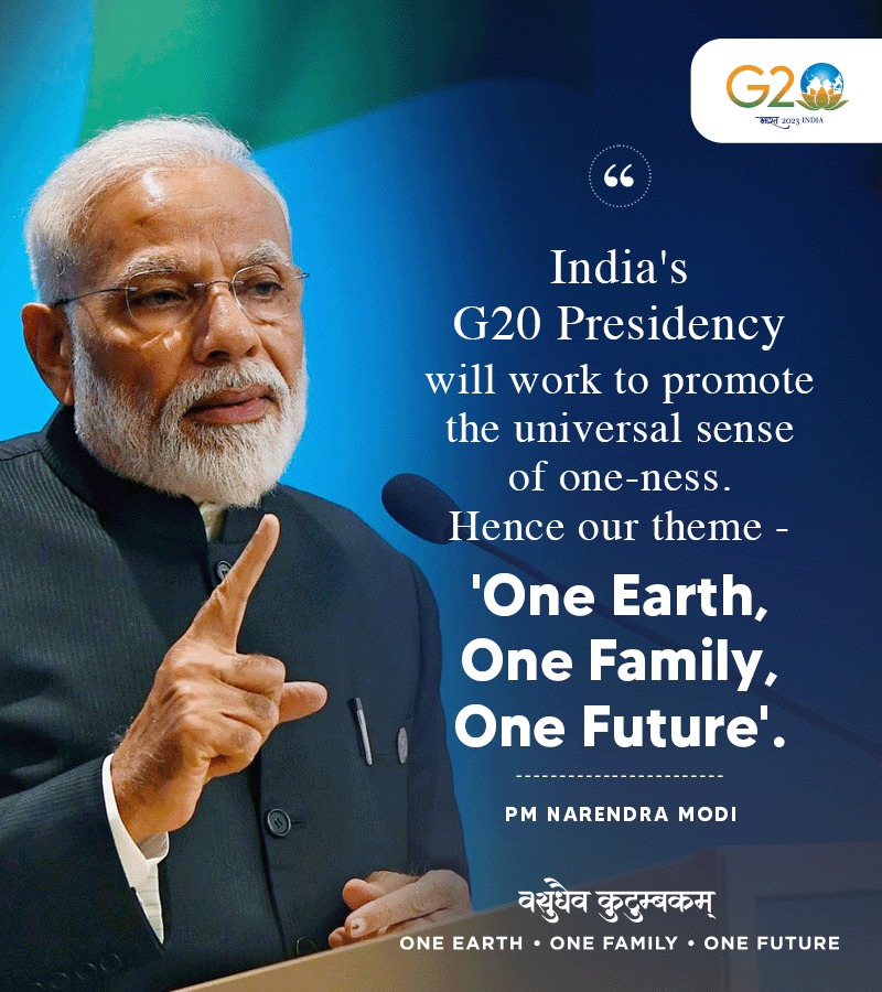 With the oldest-known traditions of collective decision-making,India contributes to the foundational DNA of democracy. As the mother of democracy,India’s national consensus is forged not by diktat,but by blending millions of FREE VOICES into one harmonious melody..PM in #G20India