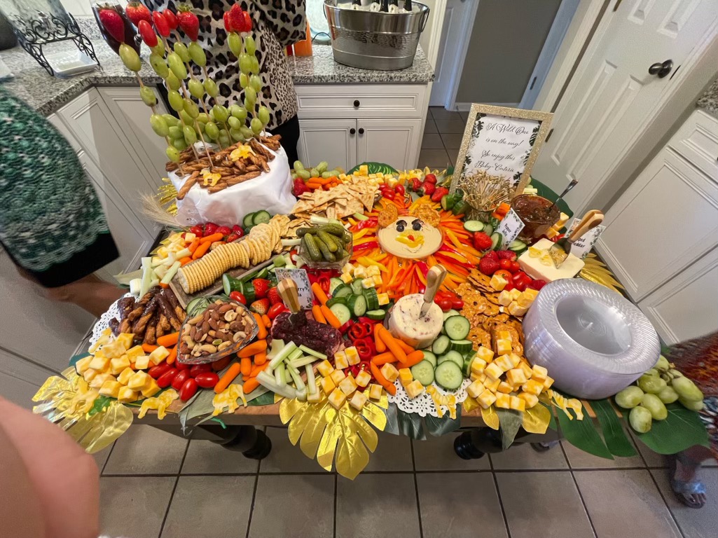 VictoryLaneBBQ's tweet photo. Our latest BBQ-Terie Boards!  So much fun!  Safari Themed Baby Shower and a Lakeland Golf &amp; Music Themed Table! https://t.co/zXBnfy21Hg https://t.co/YjVWpbzdCJ