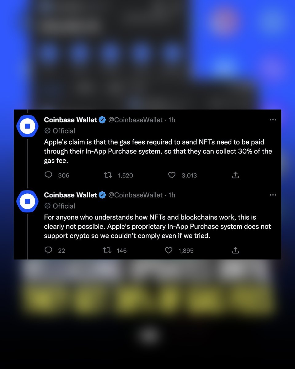 The world's most valuable technology company, evidently isn't aware of how blockchain technology works.