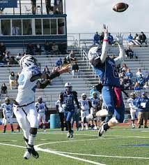 Memorable Past Performances in NY

In 2018- Ethan Biscaro (Batavia) had a 4 Interception game vs Haverling (Bath) with 115 return yards from the INTs!! This tied him for 2nd most in a game all-time in NYS.  Ethan ended with 11 on the year &amp; now plays at <a href="/BuffStateFB/">Buffalo State FB</a>. #NYmade