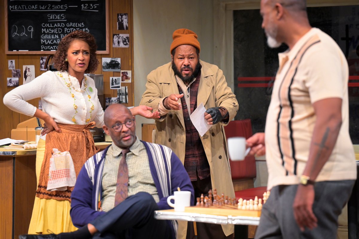 2_On_The_Aisle's tweet photo. I challenge you to find a better ensemble than the cast assembled for @MarinTheatreCo's production of August Wilson's #TwoTrainsRunning. Not to mention the terrific set, lighting, direction...

Read my full review @TalkinBroadway: https://t.co/Vti1N9Dky1 https://t.co/G0n88wZAKN