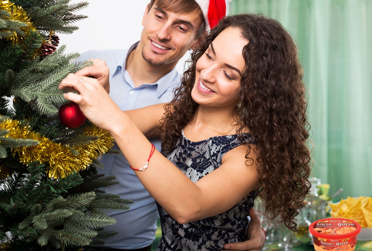 Take a break from Christmas decorating and enjoy your favorite snack - Rojo's Salsa con Queso!