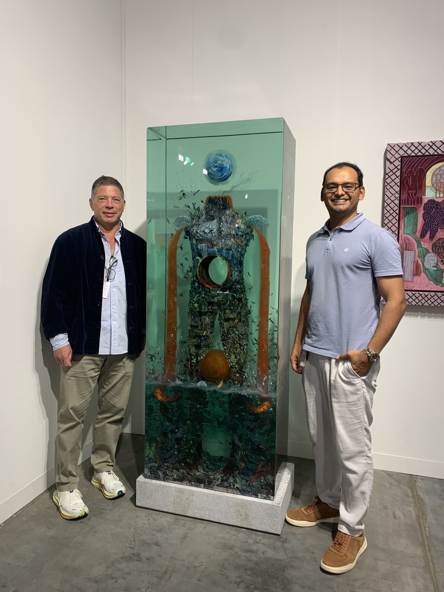 MetaScoutVC's tweet photo. At @ArtBasel with @adamlindemann from #VenusOverManhattan @proof_xyz https://t.co/a6xKp3YFxb