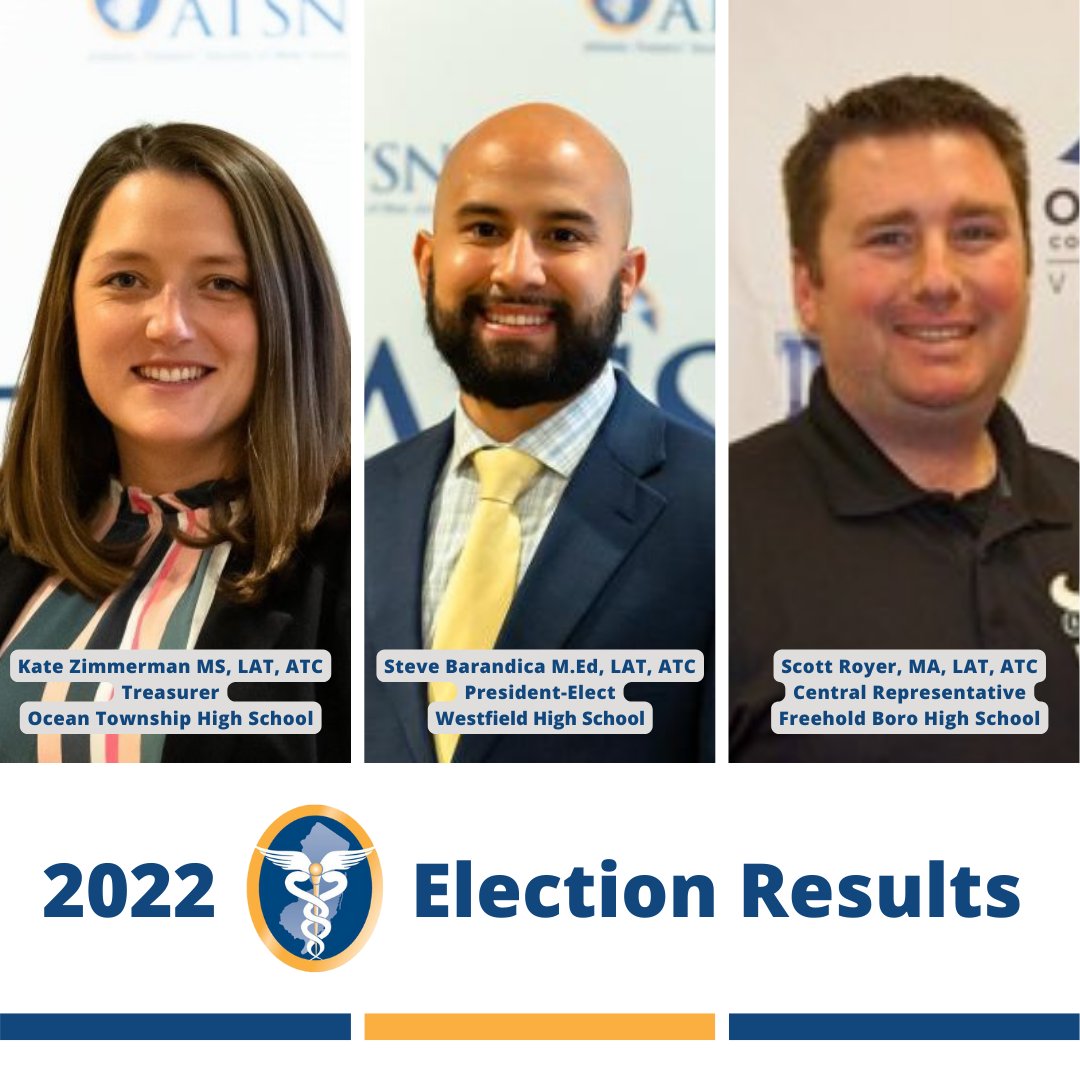 The 2022 ATSNJ Election Results are in! Congratulations to the newest members of our executive council! They will take over at the Annual ATSNJ Conference and Business Meeting in March 2023. Thank all our nominees for running in this year’s election.