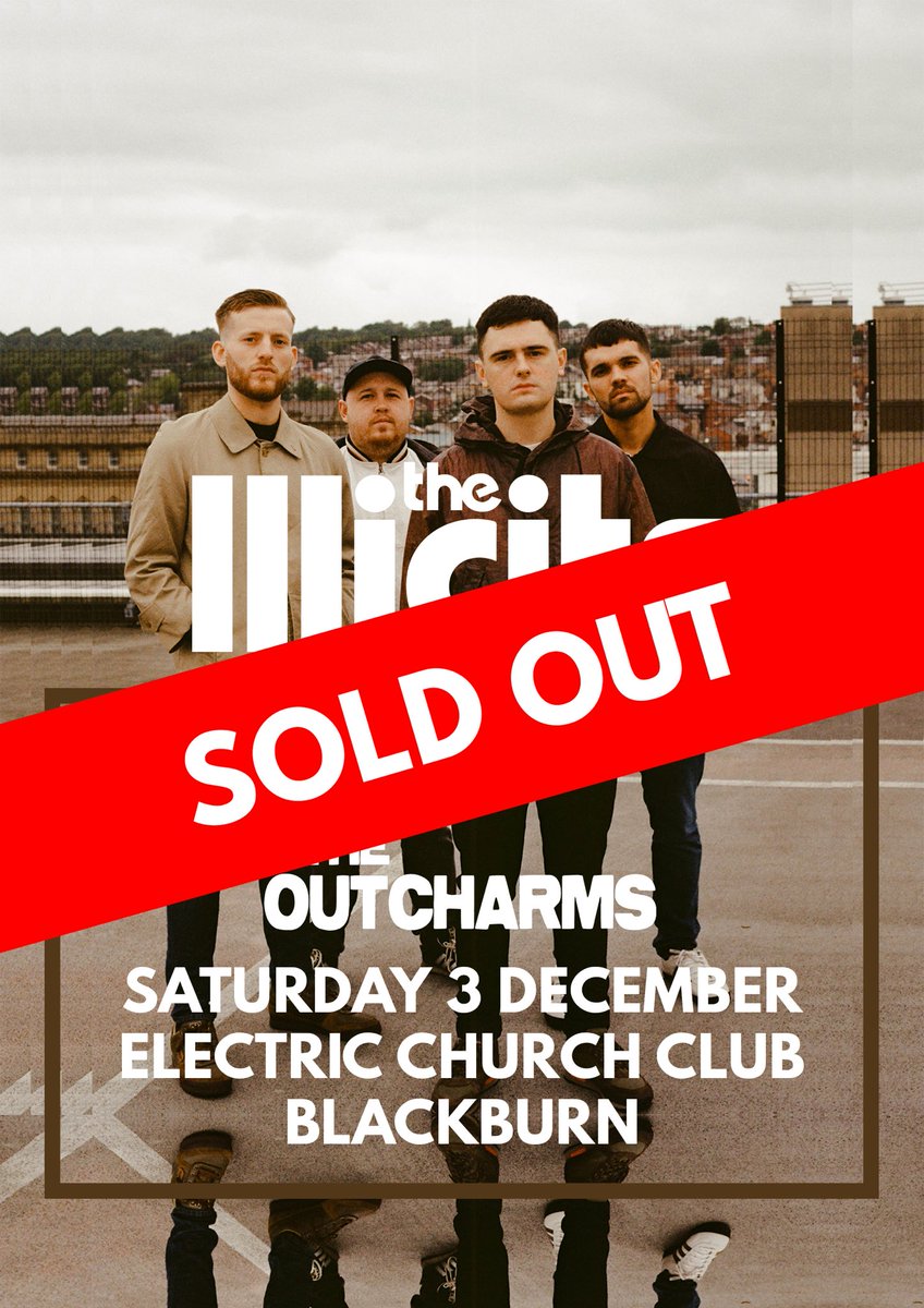 theoutcharms's tweet image. Blackburn, I don’t believe we’ve met 🌹

Buzzing to join @theillicits at the Electric Church Club this Saturday for their sold out show. 

Our first time in your town so let’s see what you’ve got, UTC x #LGITW