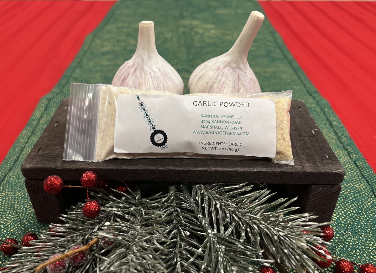 Flavor your favorite holiday foods with Wisconsin garlic from BannJoe Farms! Purchase online or pick up directly at the farm bannjoefarms.com.

➡️somethingspecialwi.com

#SomethingSpecialFromWisconsin #BannJoeFarms #MakingMagicalMoments #SSfW #ShopLocal