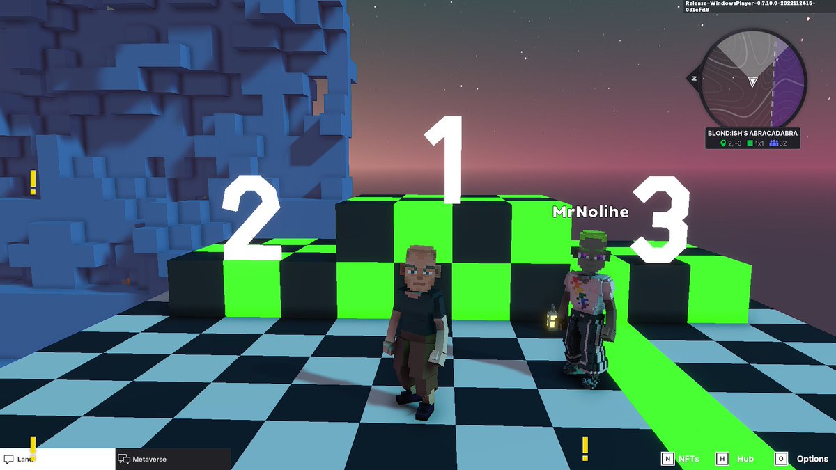 tadadamov's tweet photo. @TheSandboxGame @blond_ish 🪄 ABRACADABRA! 🌈 I participated to the @blond_ish dj set! Check out my screenshot: https://t.co/npMIqn6wv0