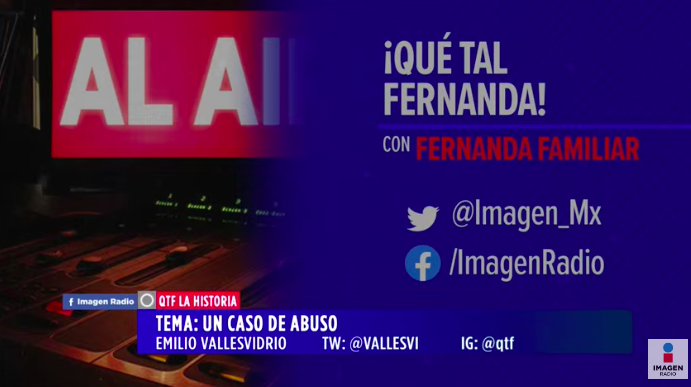 qtf's tweet photo. En #LaHistoriaDeEmilio, Emilio Vallesvidrio @VALLESVI nos cuenta el caso de Gaby, víctima de abuso sexual, por parte de Marcelo de los Santos Fraga, nieto del exgobernador de San Luis Potosí, Marcelo De Los Santos Fraga.
#AlAireQTF https://t.co/8ZglhWcumr
