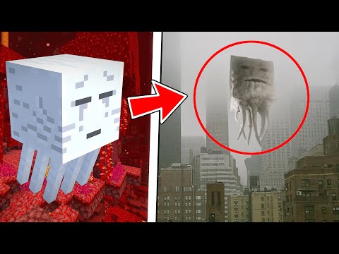 MOBS do MINECRAFT na VIDA REAL!! (real life) 