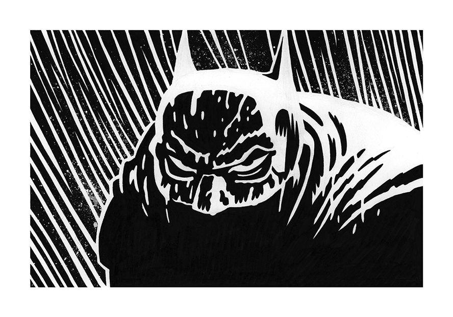 Color practice on high contrast illustrations. 